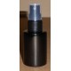 Sharp Cylindrique PET Noir 50ml pompe spray noire